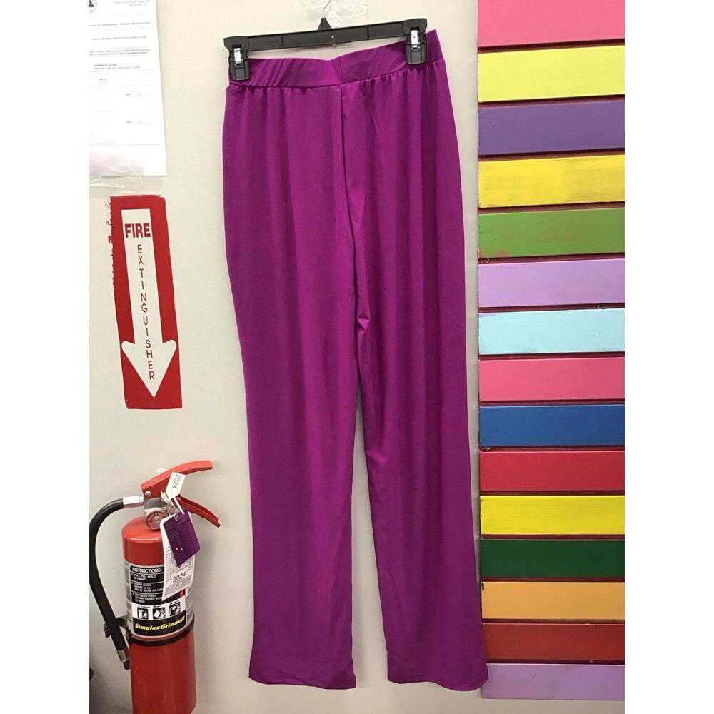Antthony originals 2pc purple asymmetrical set size XS gold button accents HSN - Picture 5 of 6